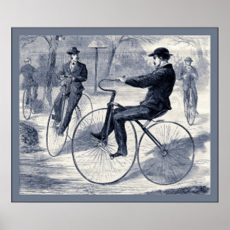 The American Velocipede ~ Vintage Advertising Poster