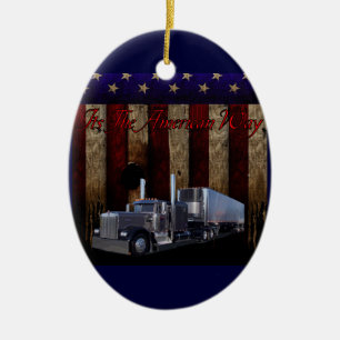 The American Way Ceramic Tree Decoration