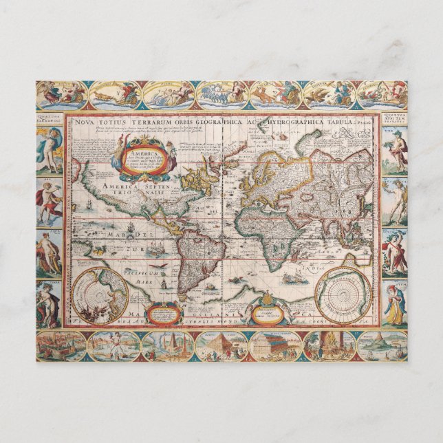 The Americas 4 Postcard (Front)