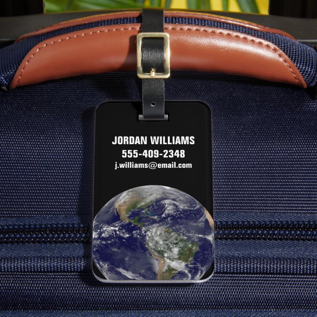 The Americas On Earth Day. Luggage Tag (Front Insitu 2)