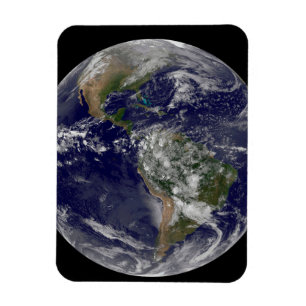 The Americas On Earth Day. Magnet