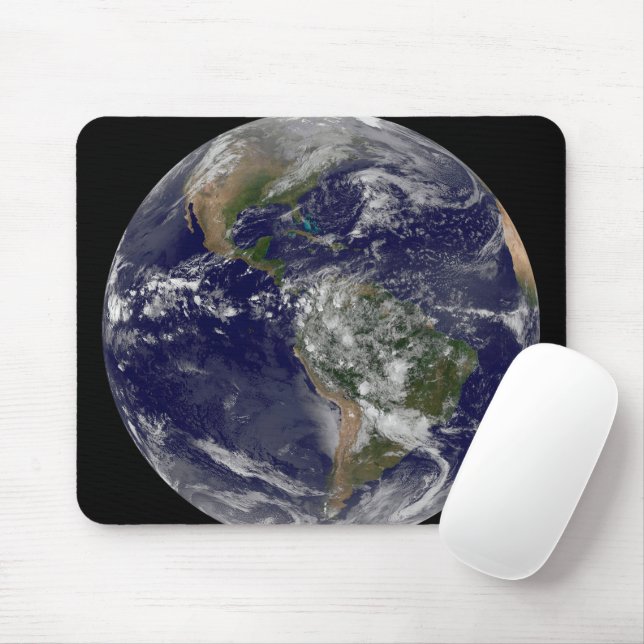 The Americas On Earth Day. Mouse Mat (With Mouse)