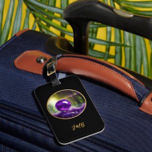 The Amethyst Orb Fantasy Monogram Luggage Tag