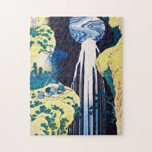 The Amida Falls by Katsushika Hokusai Jigsaw Puzzle