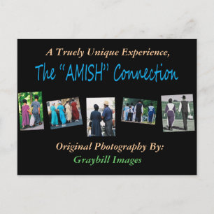 The"AMISH"Connection Postcard