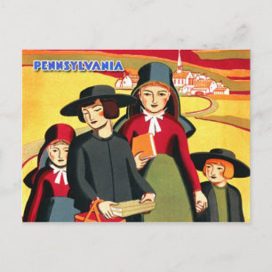 The Amish & Rural Pennsylvania Postcard