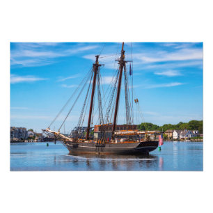 The Amistad Departs Mystic Photo Print