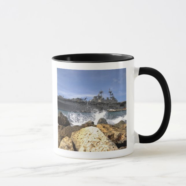 The amphibious assault ship USS Kearsarge Mug (Right)