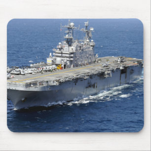 The amphibious assault ship USS Peleliu Mouse Mat