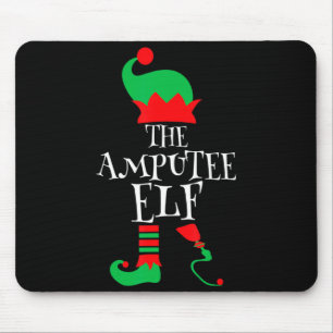 The Amputee Elf Christmas Funny Limb Surgery Joke  Mouse Mat