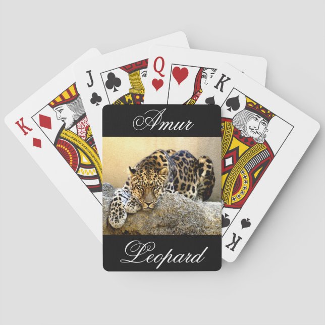 The Amur Leopard Playing Cards (Back)