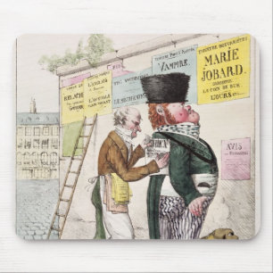 The Amusement of a Bill Sticker, 1820 Mouse Mat