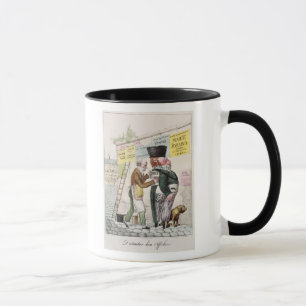 The Amusement of a Bill Sticker, 1820 Mug