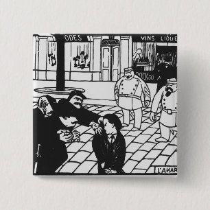 The Anarchist, 1892 15 Cm Square Badge