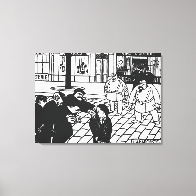 The Anarchist, 1892 Canvas Print (Front)