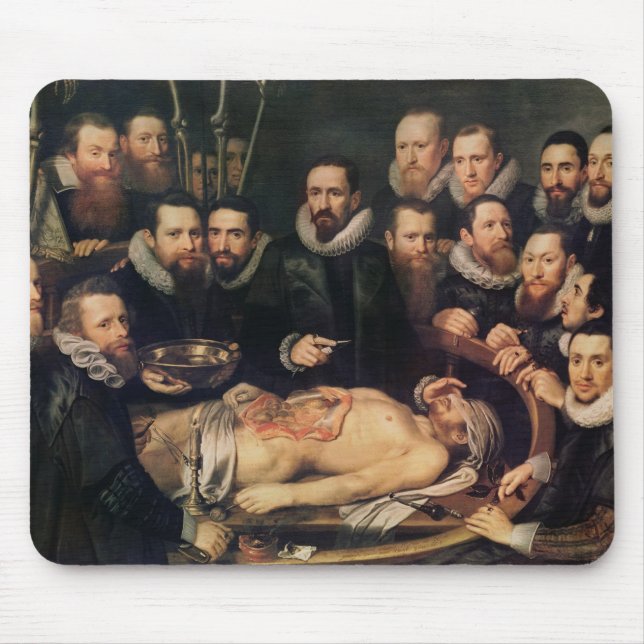 The Anatomy Lesson of Doctor Willem van der Mouse Mat (Front)