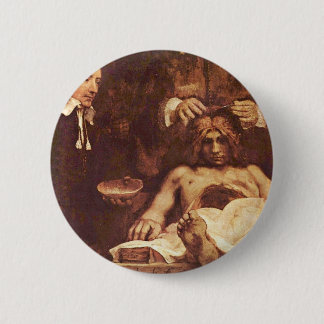 The Anatomy Lesson Of Dr. Joan Deyman. By Rembrand 6 Cm Round Badge
