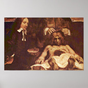 The Anatomy Lesson Of Dr. Joan Deyman. By Rembrand Poster