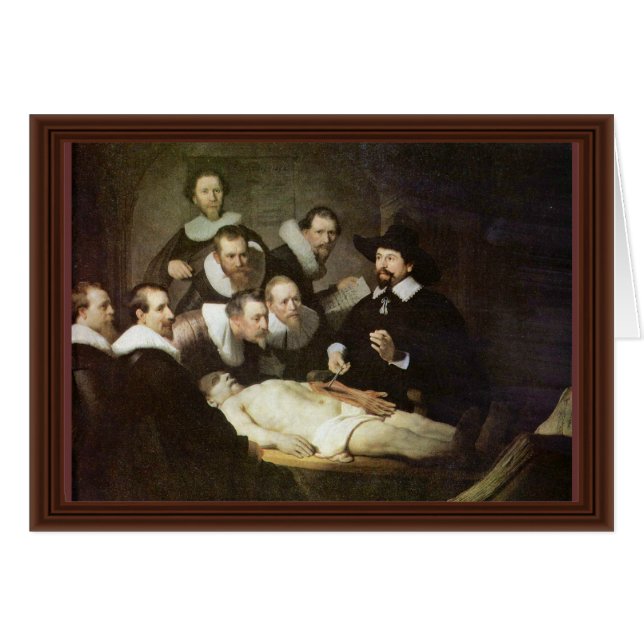 The Anatomy Lesson Of Dr. Nicolaes Tulp. (Front Horizontal)