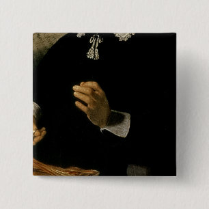 The Anatomy Lesson of Dr. Nicolaes Tulp, 1632 15 Cm Square Badge