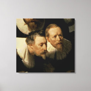 The Anatomy Lesson of Dr. Nicolaes Tulp, 1632 Canvas Print