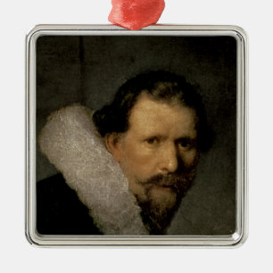 The Anatomy Lesson of Dr. Nicolaes Tulp, 1632 Metal Tree Decoration