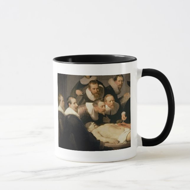 The Anatomy Lesson of Dr. Nicolaes Tulp, 1632 Mug (Right)
