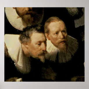 The Anatomy Lesson of Dr. Nicolaes Tulp, 1632 Poster