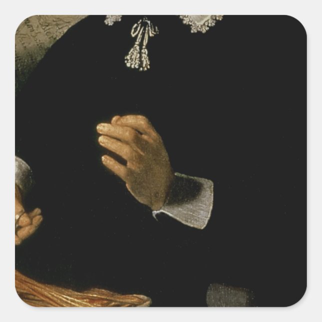 The Anatomy Lesson of Dr. Nicolaes Tulp, 1632 Square Sticker (Front)