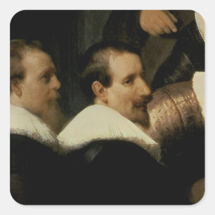 The Anatomy Lesson of Dr. Nicolaes Tulp, 1632 Square Sticker