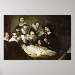 The Anatomy Lesson Of Dr. Nicolaes Tulp. Poster