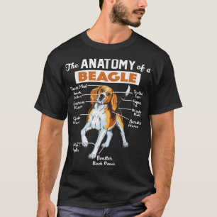 The Anatomy Of A Beagle  T-Shirt