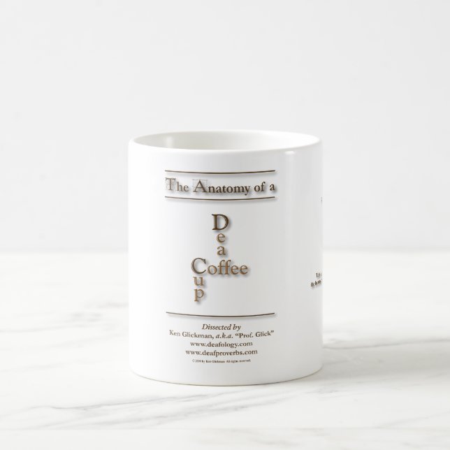 The Anatomy of a "Deaf Coffee" Cup (Center)