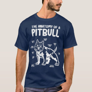 The Anatomy of A Pitbull Dog Lover, Funny Dog Owne T-Shirt