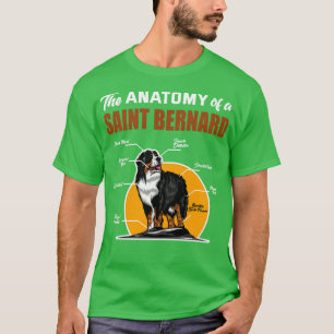 The Anatomy of a Saint Bernard T-Shirt