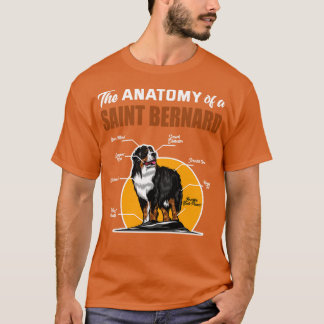The Anatomy of a Saint Bernard T-Shirt