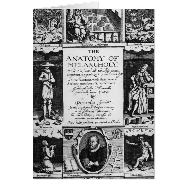 The Anatomy of Melancholy (Front)