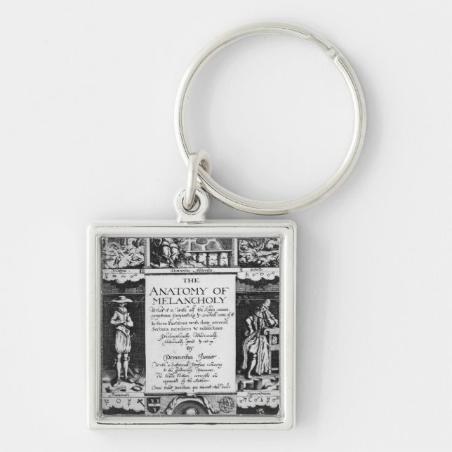 The Anatomy of Melancholy Key Ring (Front)