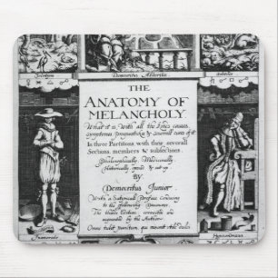 The Anatomy of Melancholy Mouse Mat