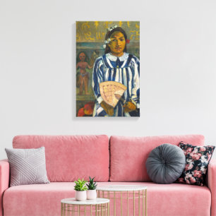 The Ancestors of Tehamana Paul Gauguin Canvas Print