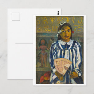 The Ancestors of Tehamana Paul Gauguin Postcard