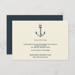 The Anchor Wedding Reception Enclosure Invitation