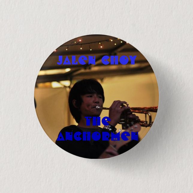 The Anchormen: Jalen 3 Cm Round Badge (Front)