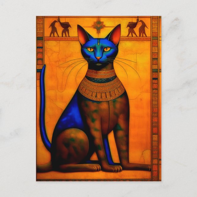 The Ancient Egyptian Cat Bastet Postcard (Front)