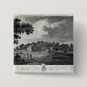 The Ancient Episcopal Palace of Bromley 15 Cm Square Badge