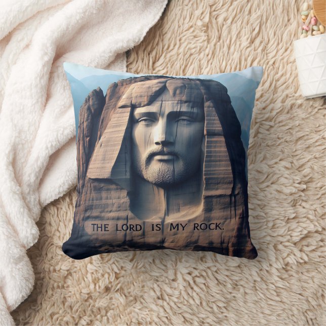 The Ancient Guardian: The Lord Is My Rock Cushion (Blanket)