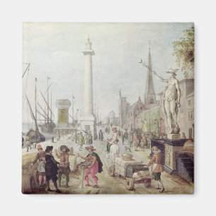 The Ancient Port of Antwerp Magnet