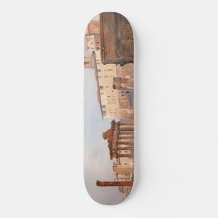 The Ancient Roman Forum (by Ippolito Caffi) Skateboard