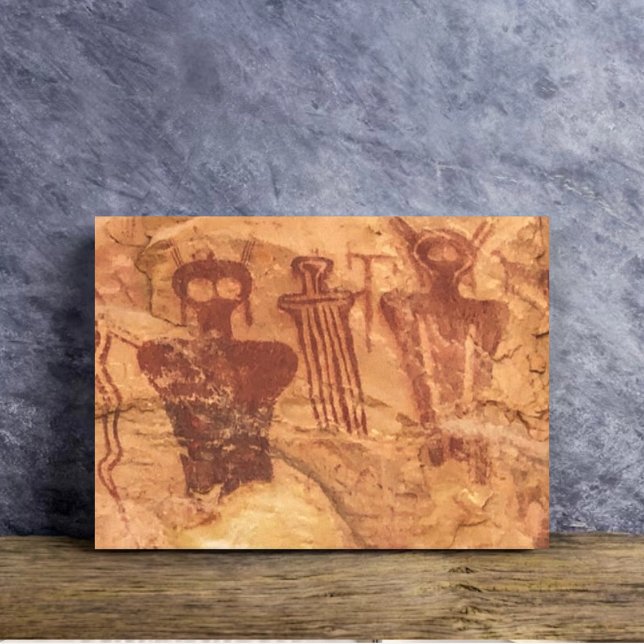 "The Ancients", Sego Canyon Utah Pictograph  Canvas Print (Creator Uploaded)