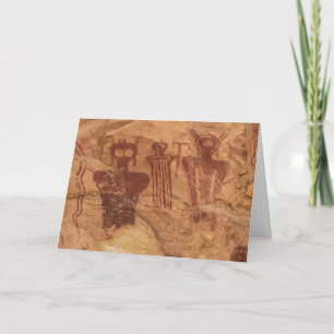 "The Ancients", Sego Canyon Utah Pictograph Card